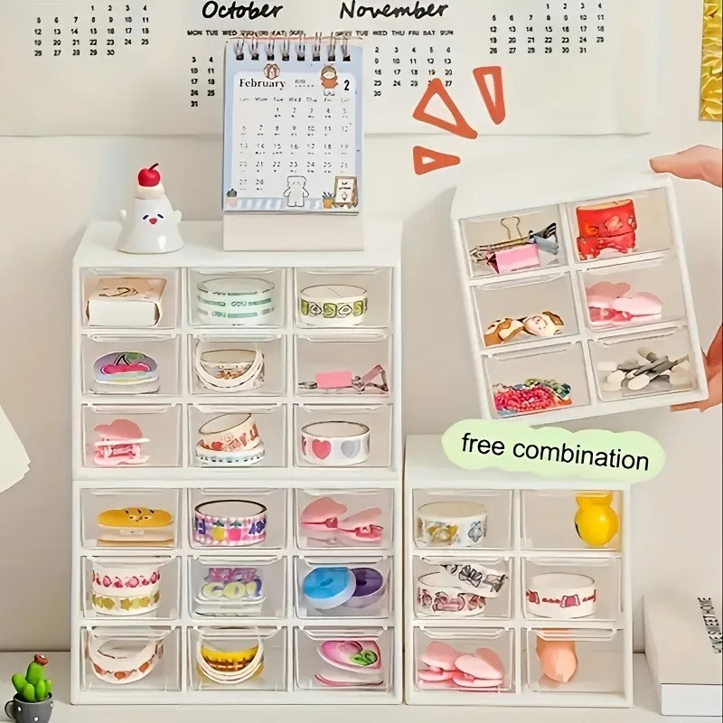 1pc Dustproof Multi-Grid Deskt - Travel Accessories Jewelry recension och pris