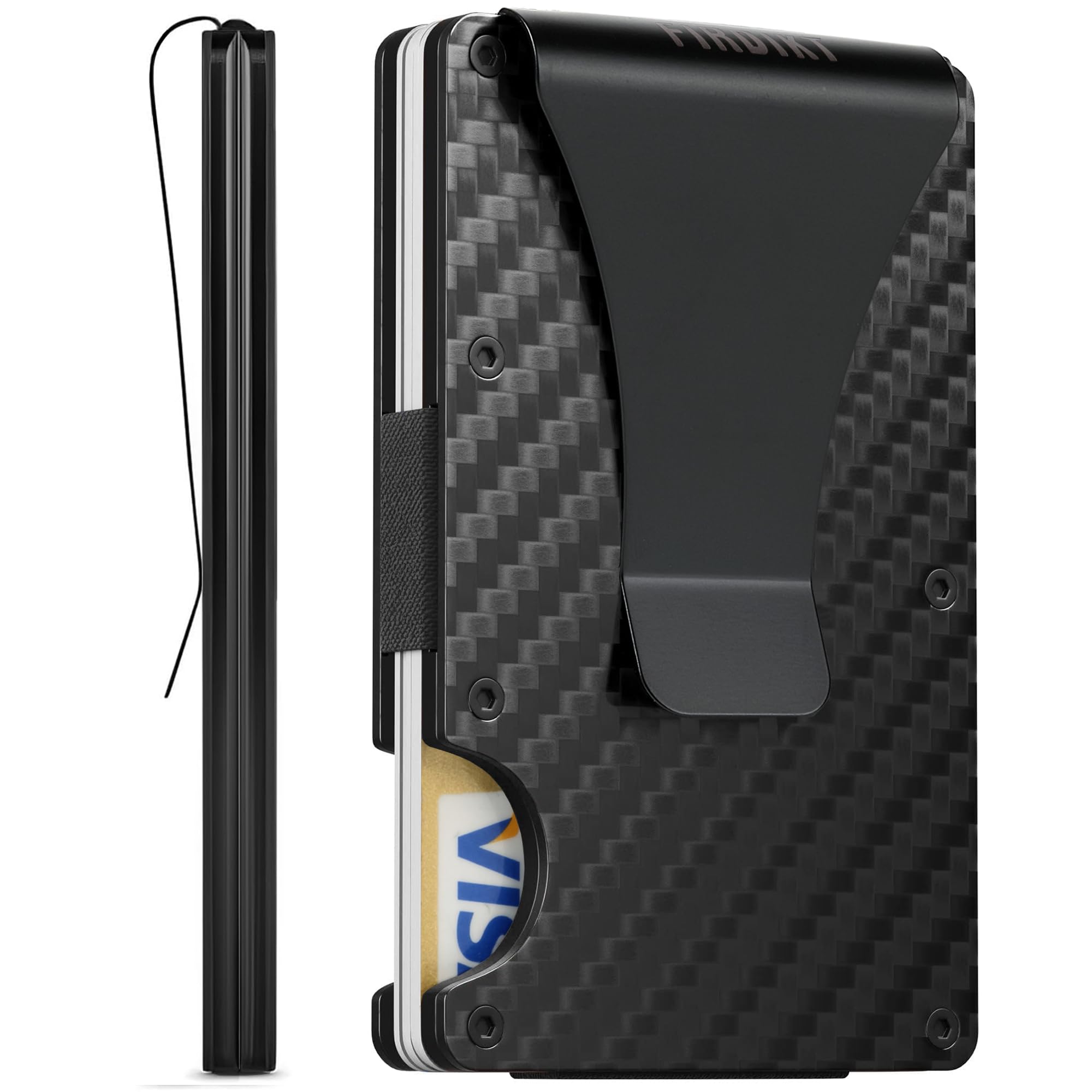 Carbon Fiber Wallet, Metal Mon - Travel Wallet Slim recension och pris