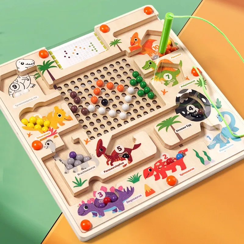 Magnetic Color and Number Maze - Travel Accessories For Toddlers recension och pris