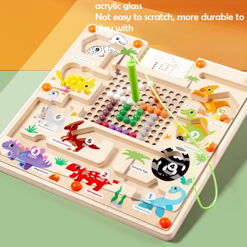 Magnetic Color and Number Maze - Travel Accessories For Toddlers recension och pris