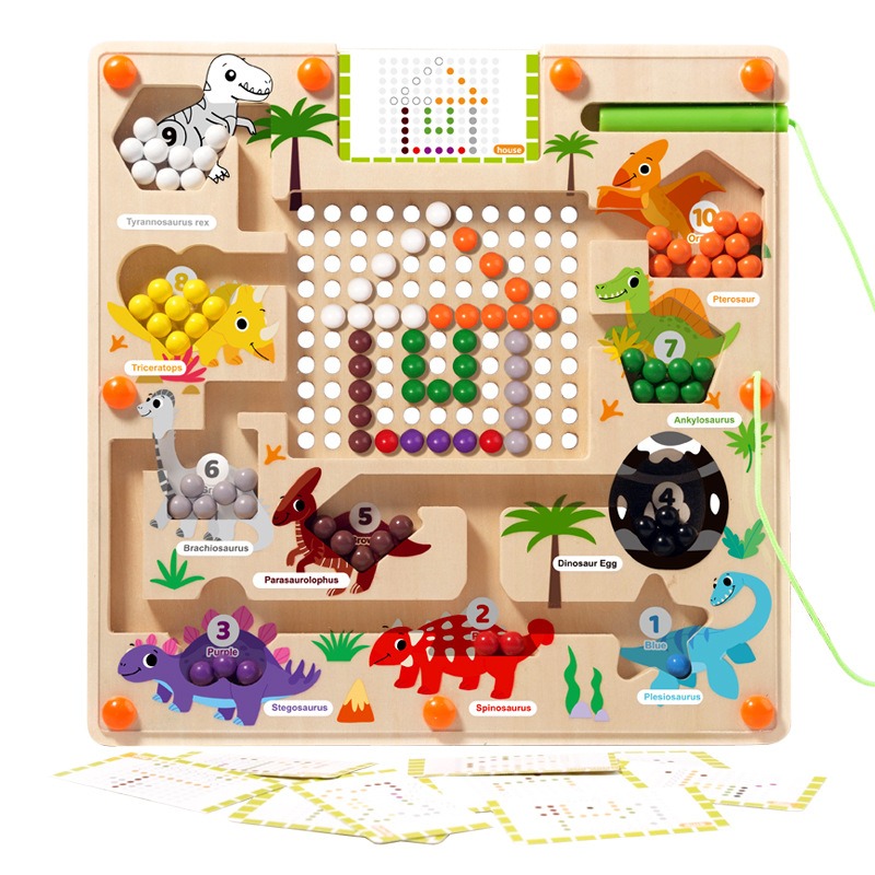 Magnetic Color and Number Maze - Travel Accessories For Toddlers recension och pris