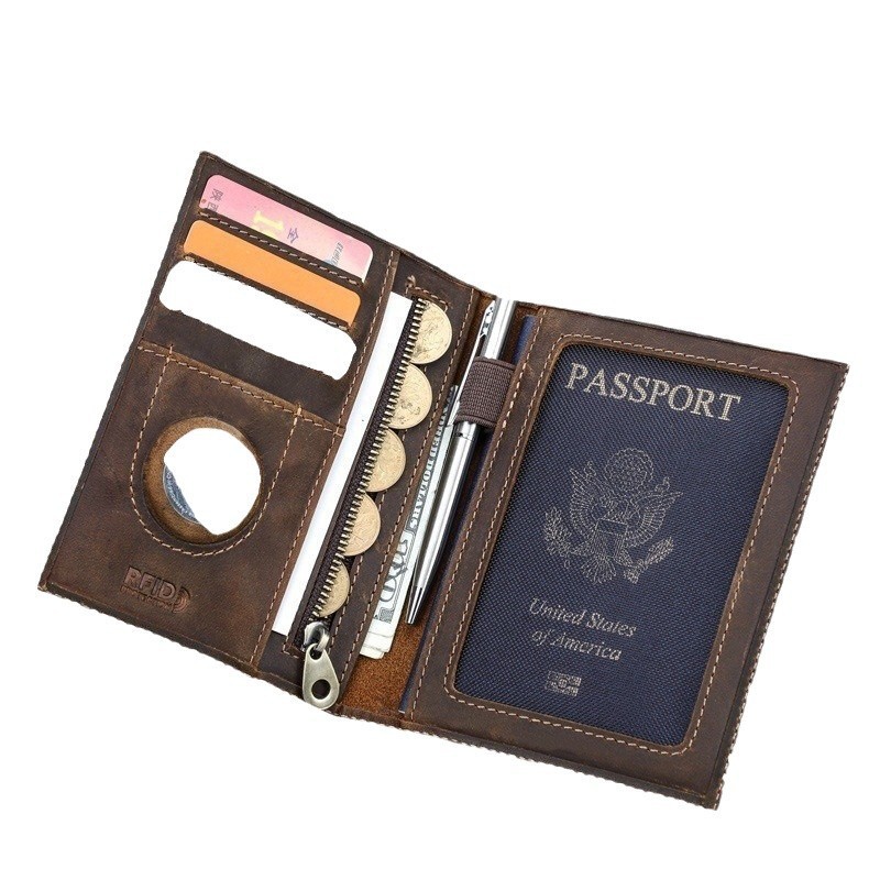 Custom Logo Genuine Leather Sl - Travel Wallet Slim recension och pris