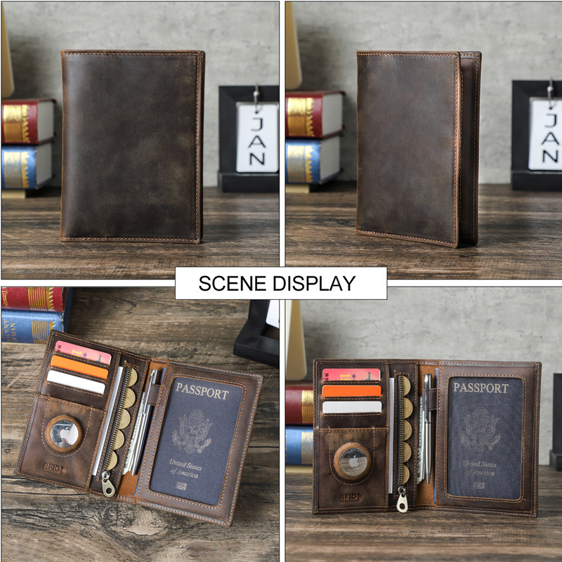 Custom Logo Genuine Leather Sl - Travel Wallet Slim recension och pris