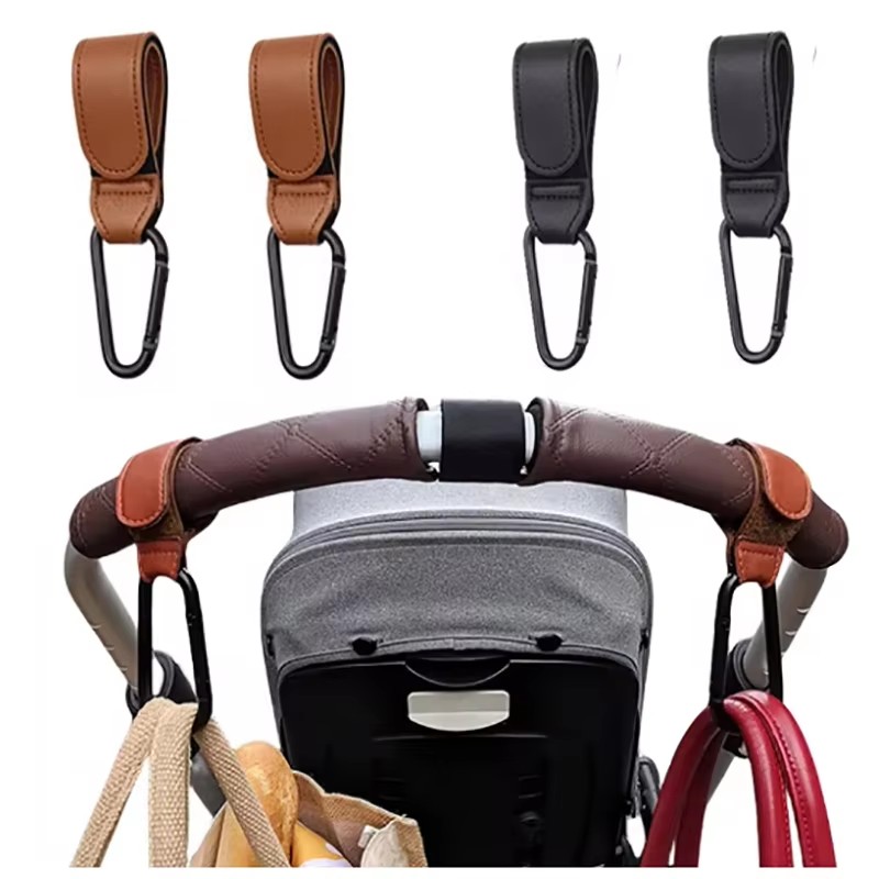 Baby Stroller Hook Fashion PU  - Travel Accessories For 2 Year Old recension och pris