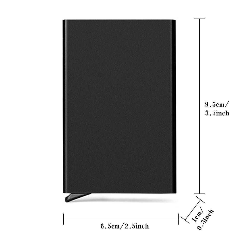 Aluminium Anti Rfid Card Holde - Travel Wallet Slim recension och pris
