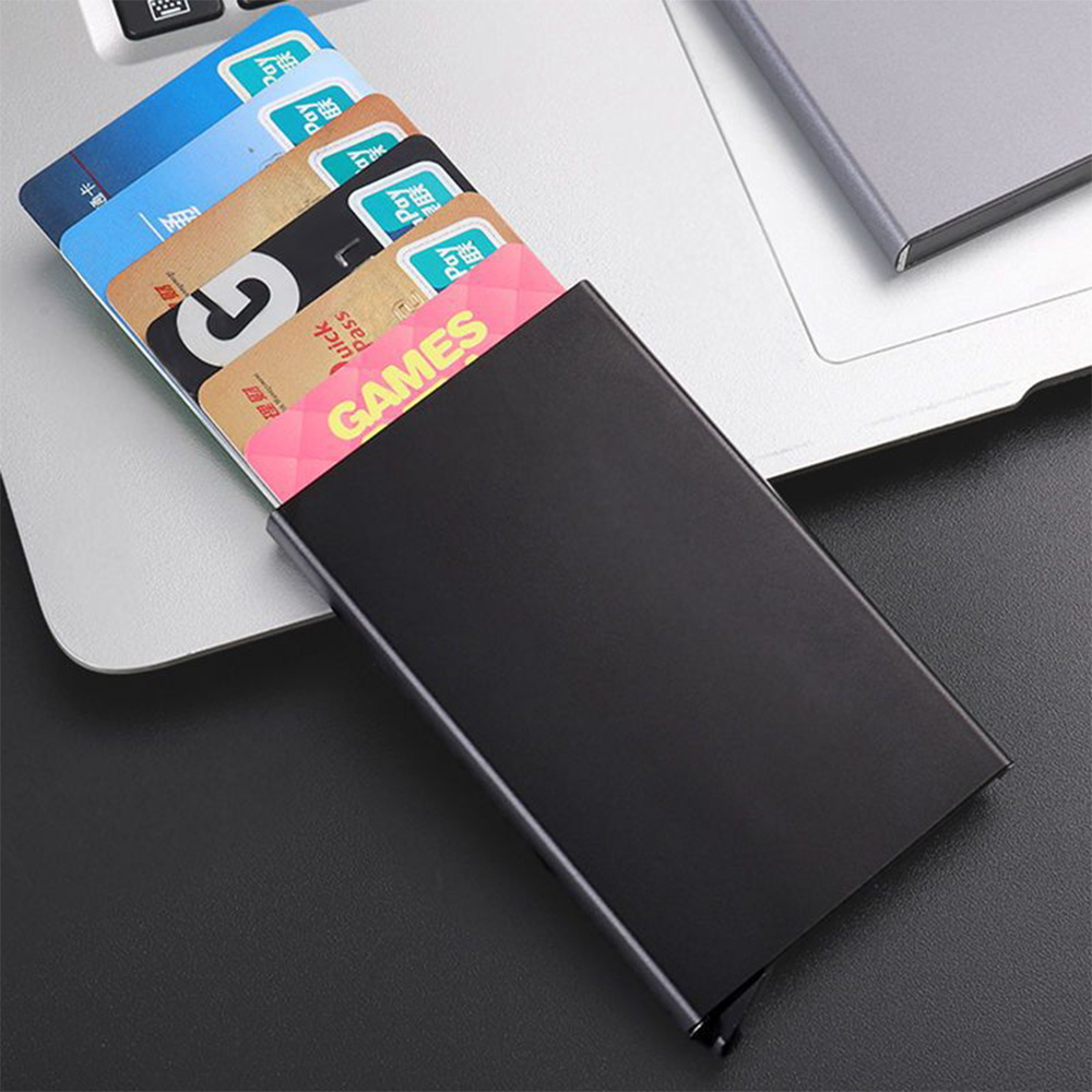 Aluminium Anti Rfid Card Holde - Travel Wallet Slim recension och pris