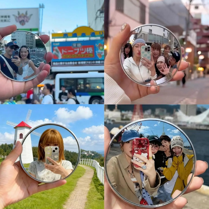 Portable Round Convex Mirror H - Travel Accessories Store recension och pris